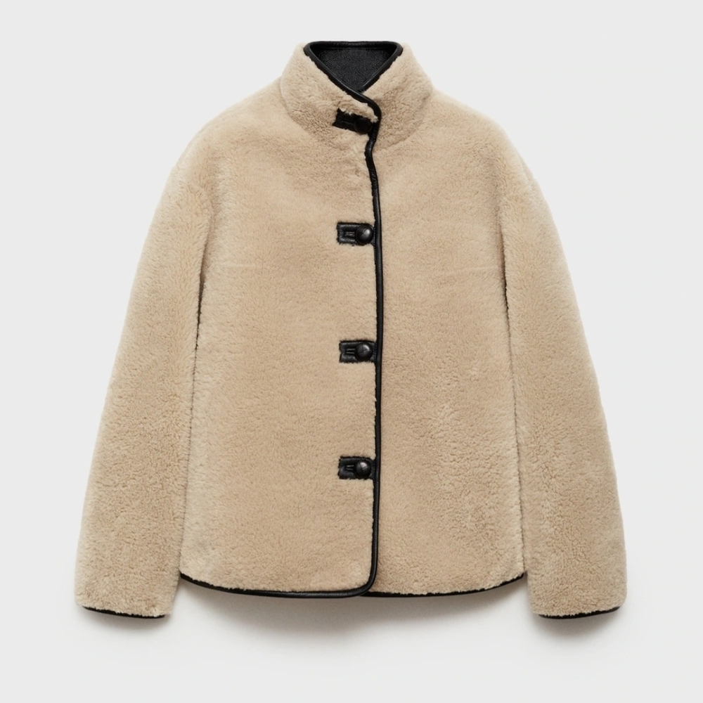 Brand New With Tags Mango Short Fur Effect Coat